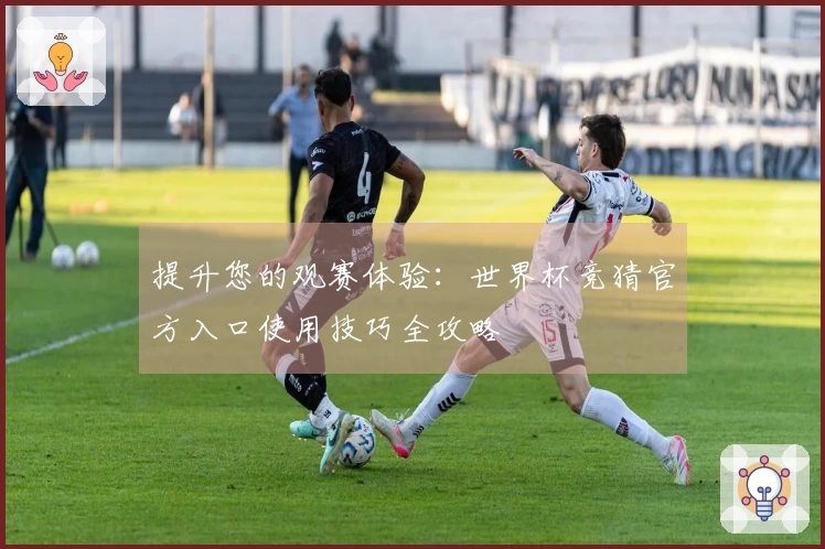 提升您的观赛体验：世界杯竞猜官方入口使用技巧全攻略